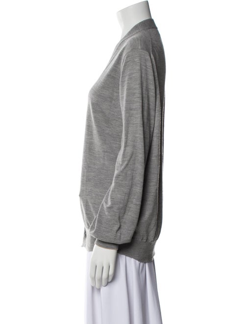 Brunello Cucinelli Virgin Wool V-Neck Sweater