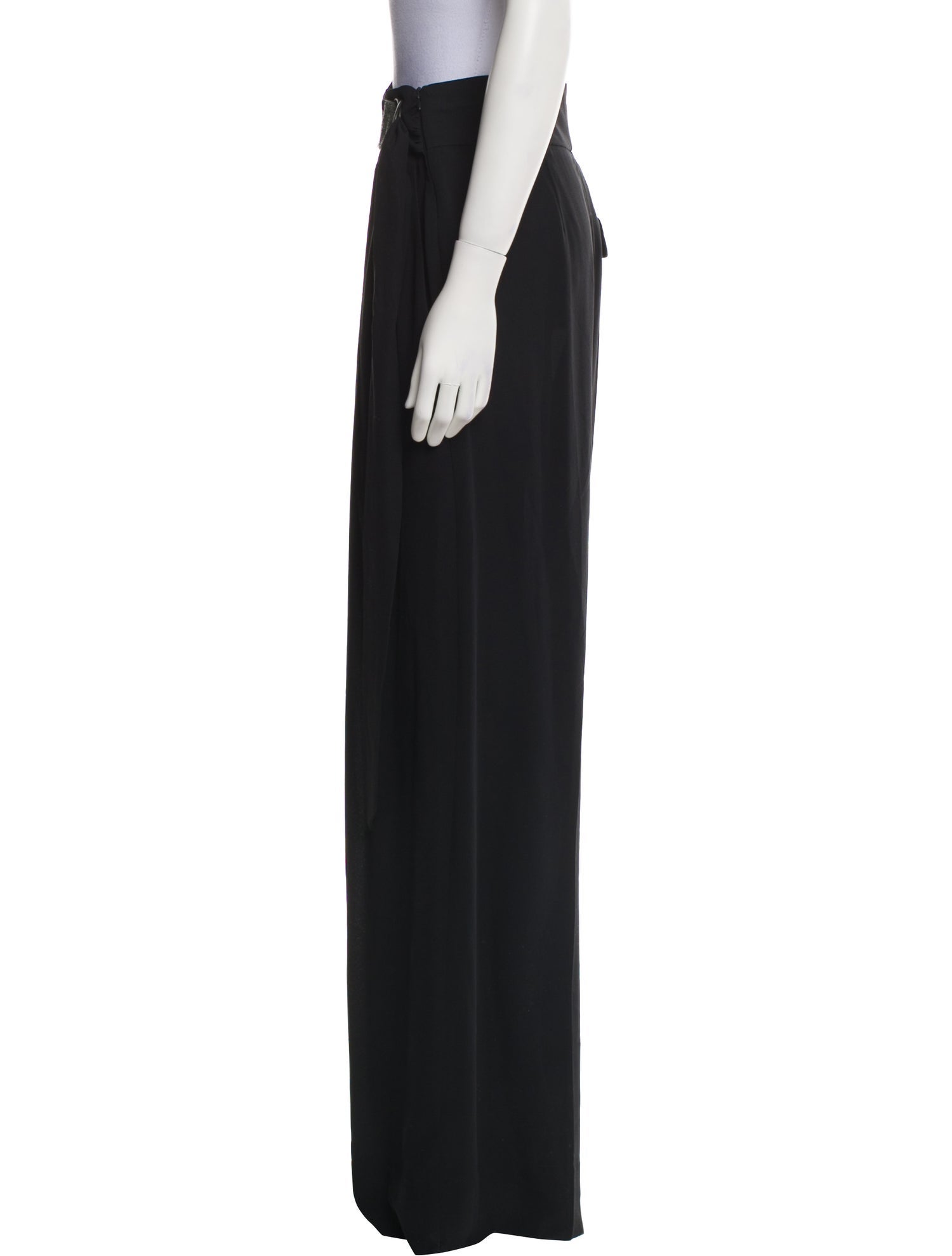 Brunello Cucinelli Silk Wide Leg Pants