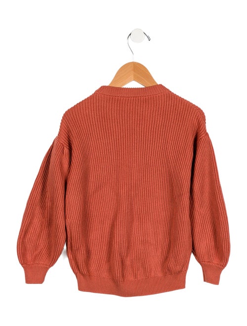 Brunello Cucinelli Girls' Ribbed Knit Sweater