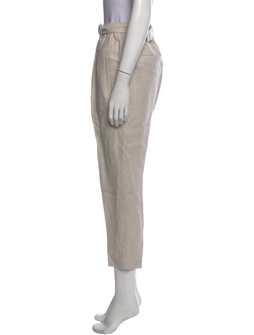 Brunello Cucinelli Linen Straight Leg Pants