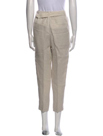 Brunello Cucinelli Linen Straight Leg Pants