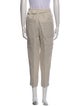 Brunello Cucinelli Linen Straight Leg Pants