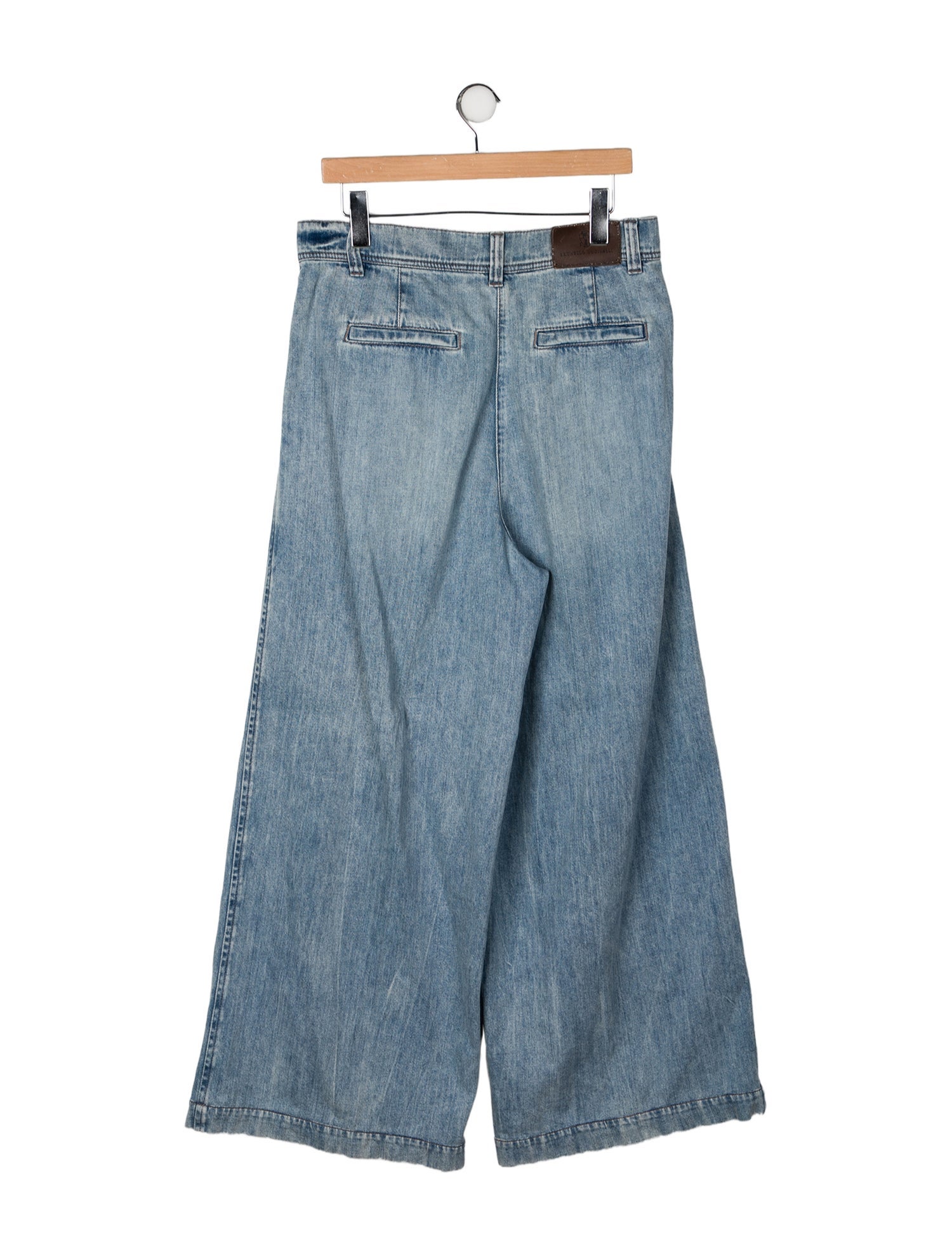 Brunello Cucinelli High-Rise Wide Leg Jeans