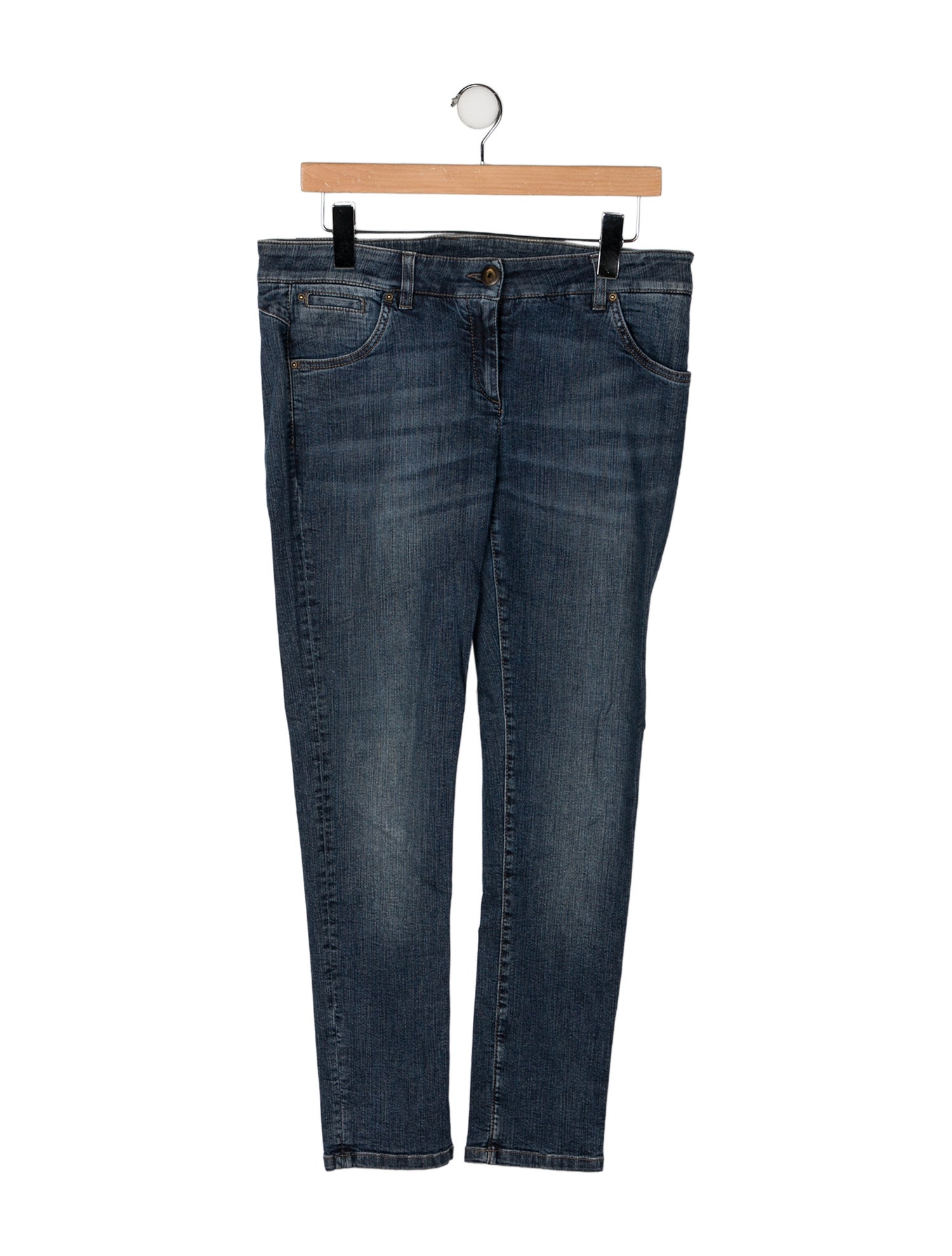 Brunello Cucinelli Mid-Rise Skinny Leg Jeans