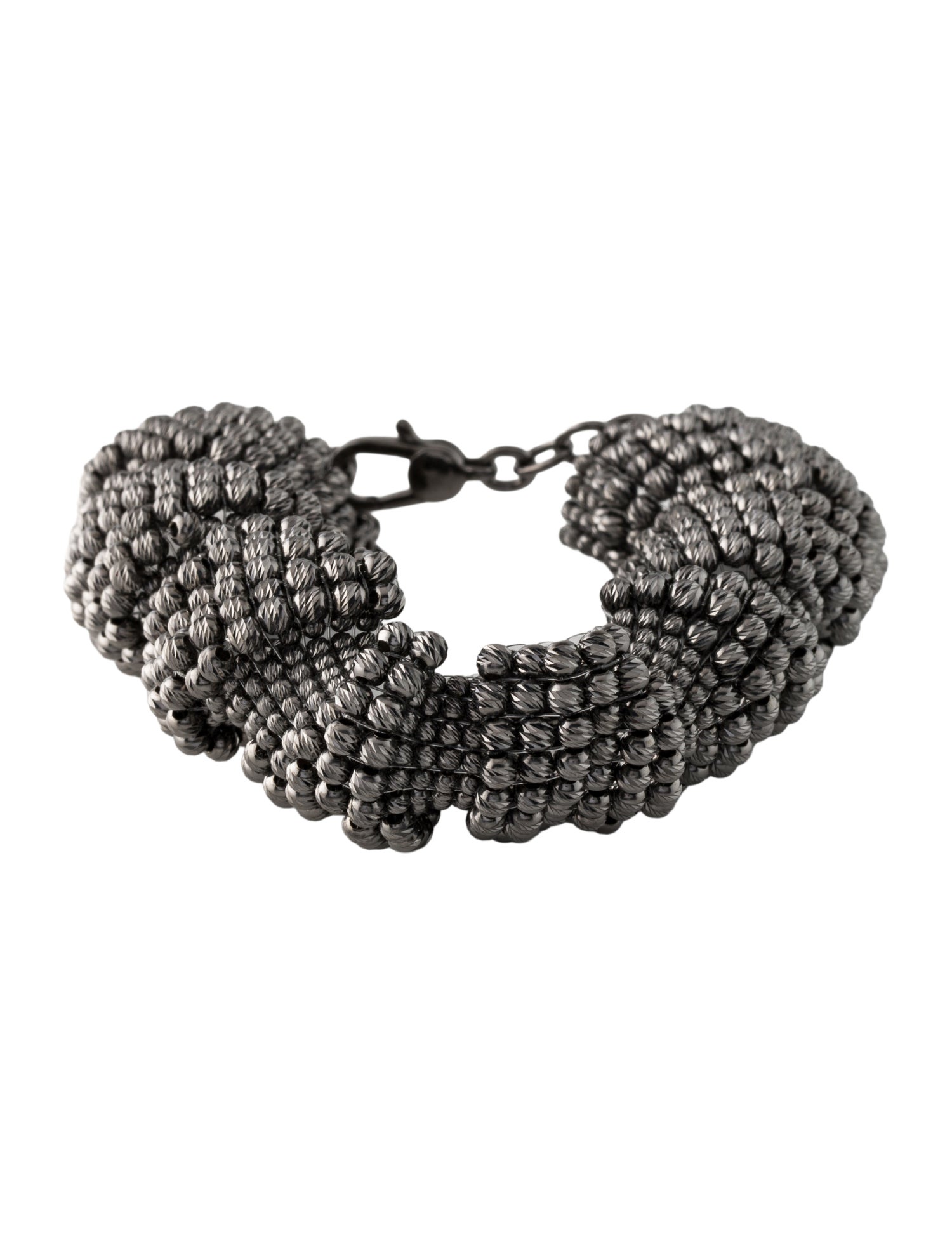 Brunello Cucinelli Sculptured Beaded Link Bracelet