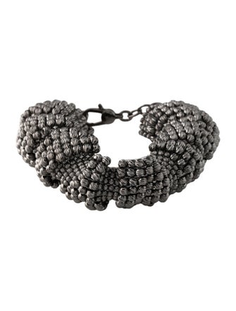 Brunello Cucinelli Sculptured Beaded Link Bracelet