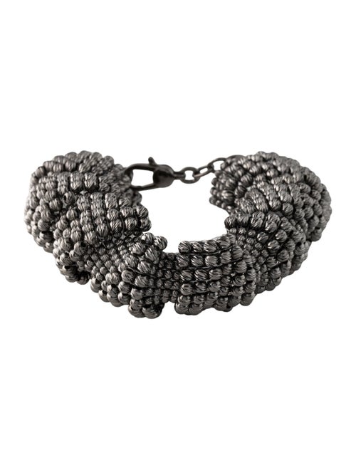 Brunello Cucinelli Sculptured Beaded Link Bracelet