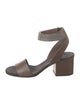 Brunello Cucinelli Monili Leather Sandals