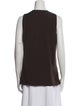 Brunello Cucinelli Silk Scoop Neck Top