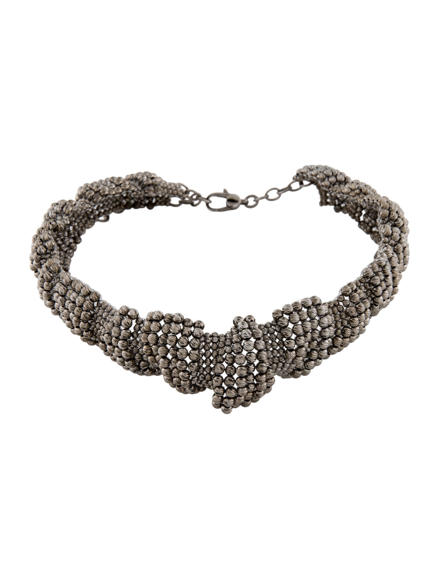 Brunello Cucinelli Sculptured Choker Necklace