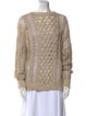 Brunello Cucinelli Hemp Bateau Neckline Sweater