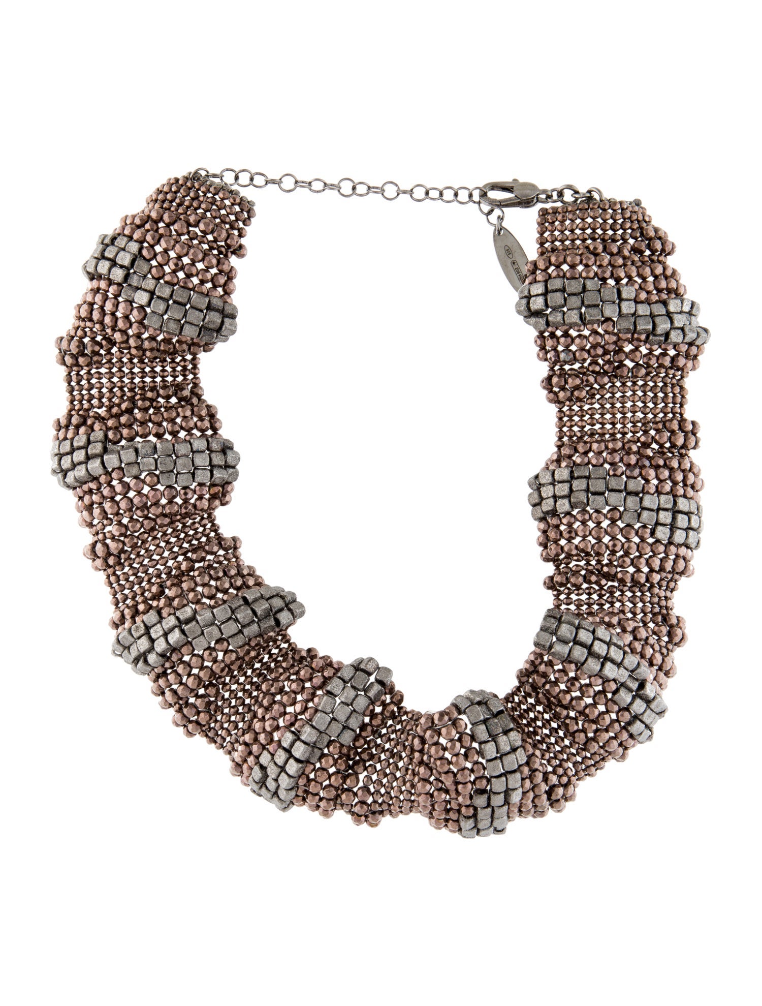 Brunello Cucinelli Beaded Collar Necklace