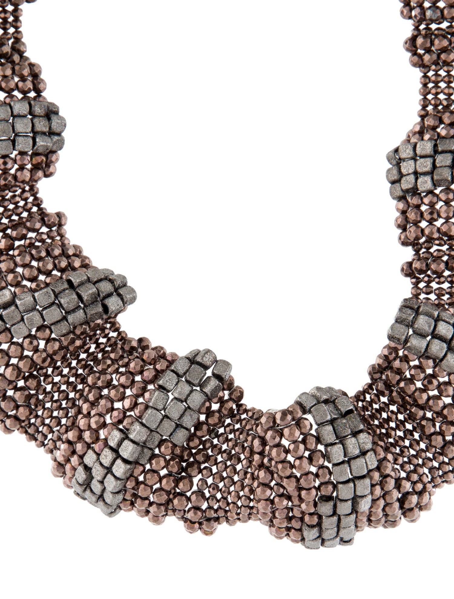 Brunello Cucinelli Beaded Collar Necklace