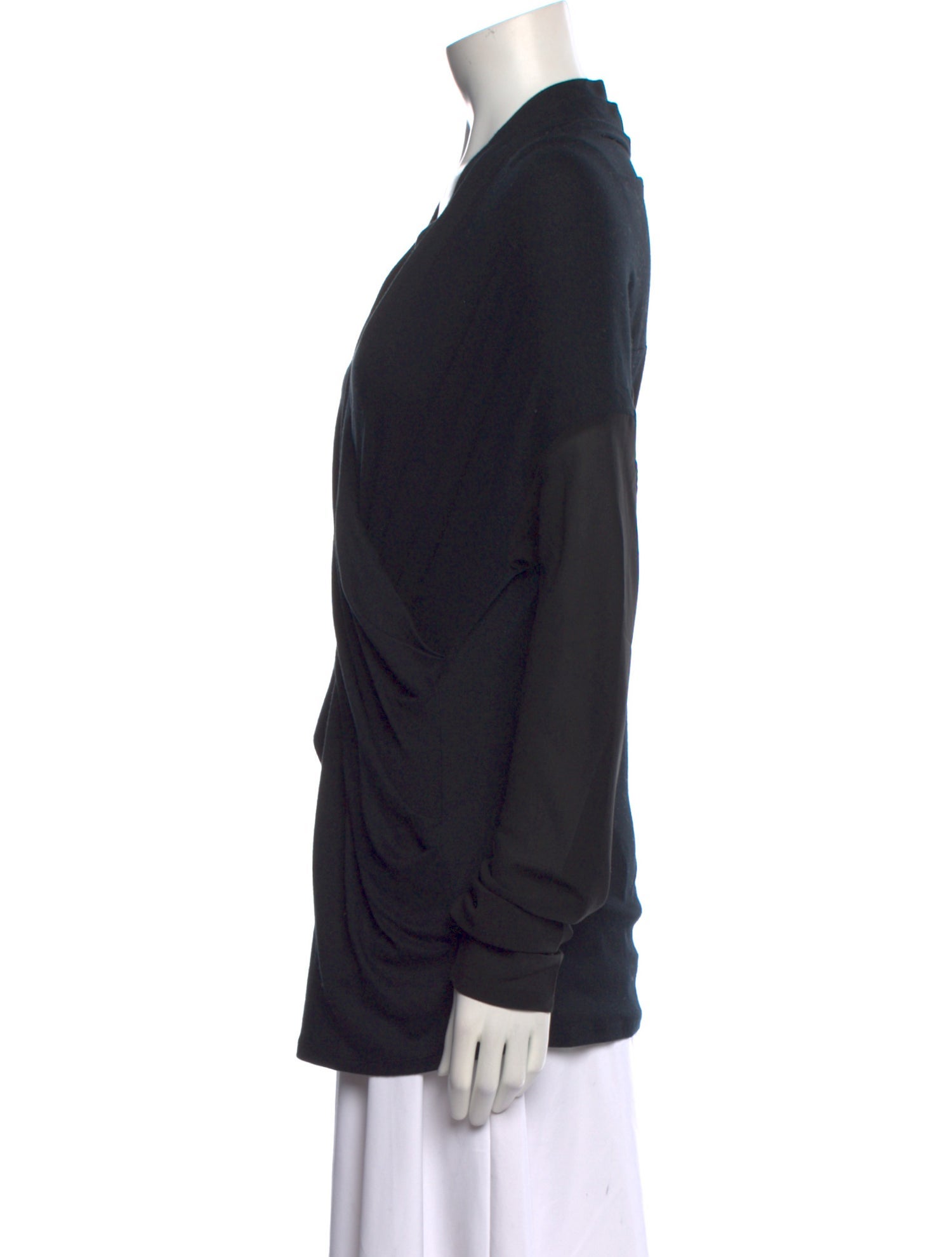 Brunello Cucinelli Silk V-Neck Blouse