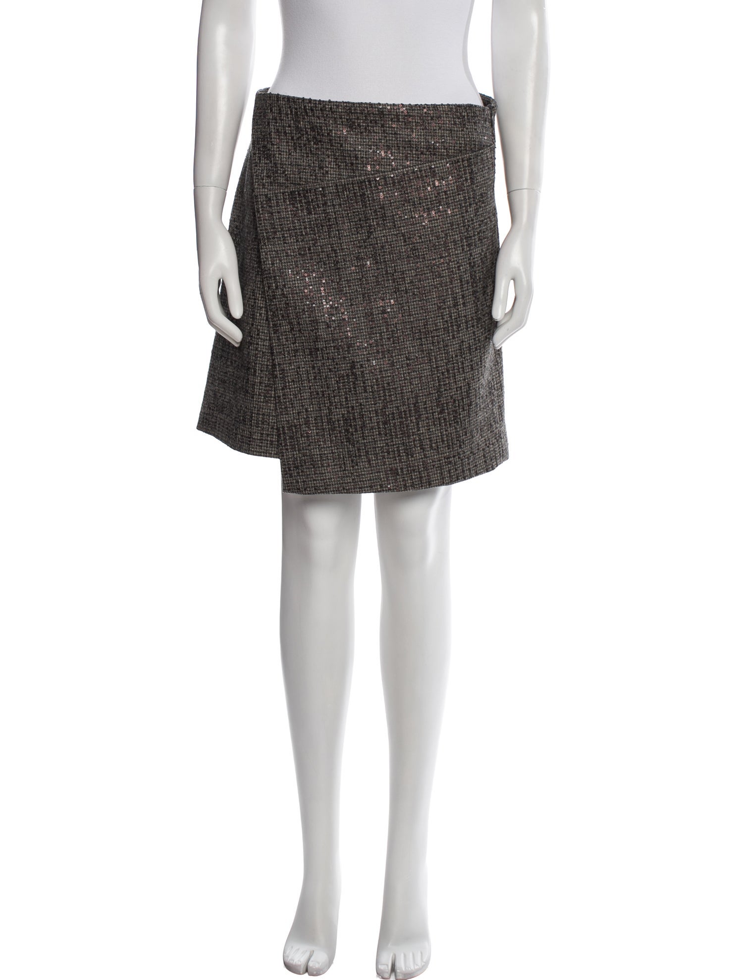 Brunello Cucinelli Virgin Wool Mini Skirt