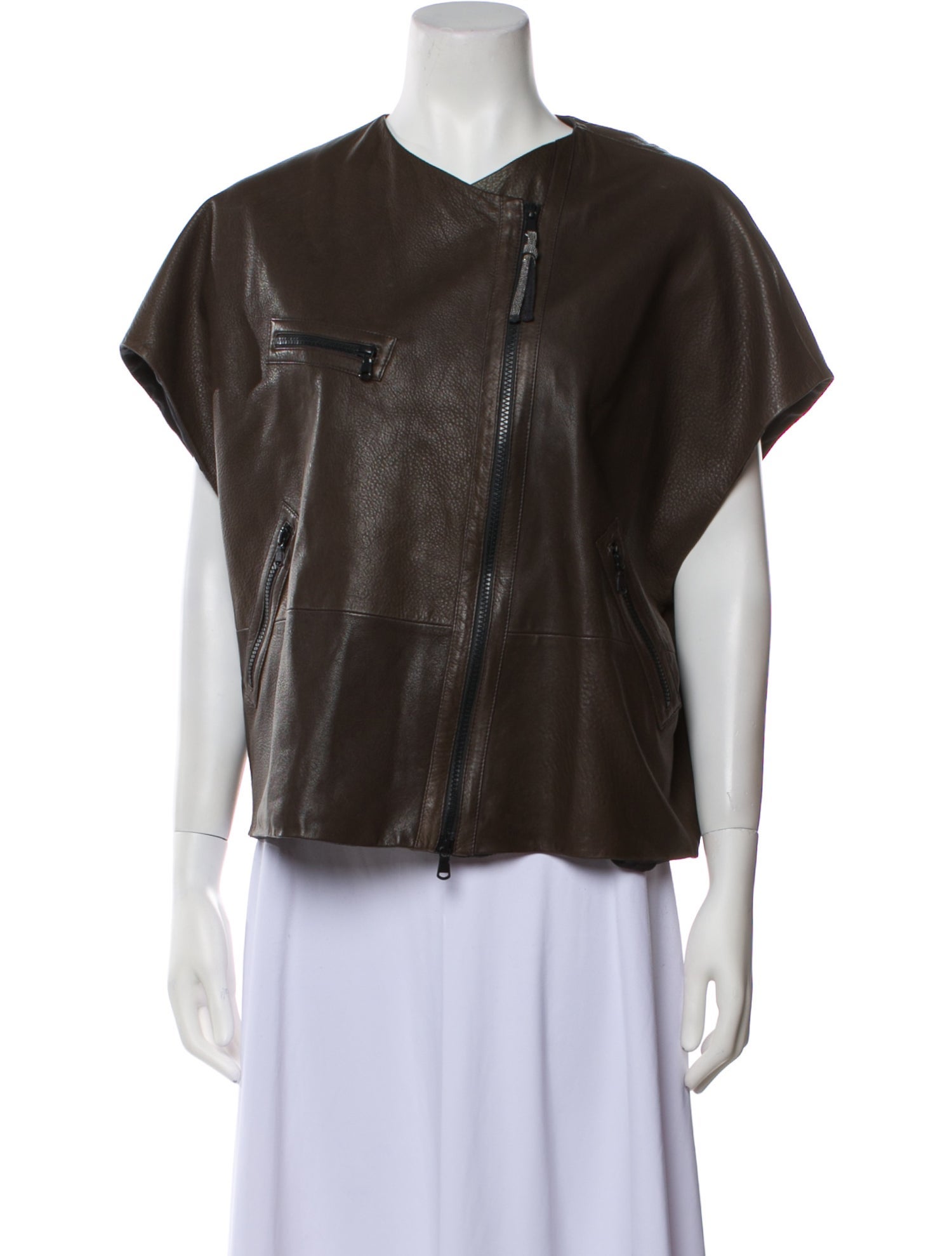 Brunello Cucinelli Leather Vest