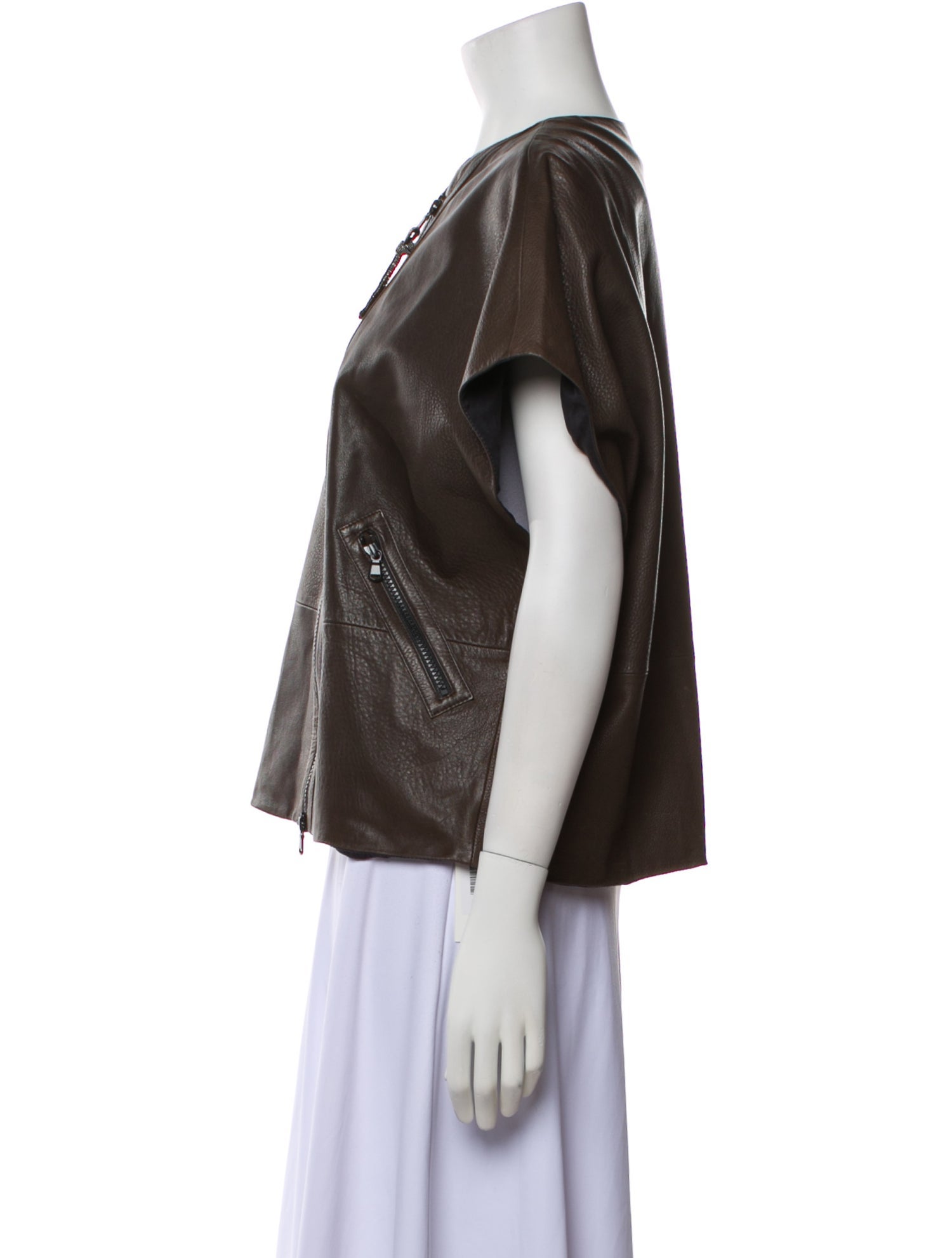 Brunello Cucinelli Leather Vest