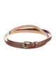 Brunello Cucinelli Skinny Leather Belt