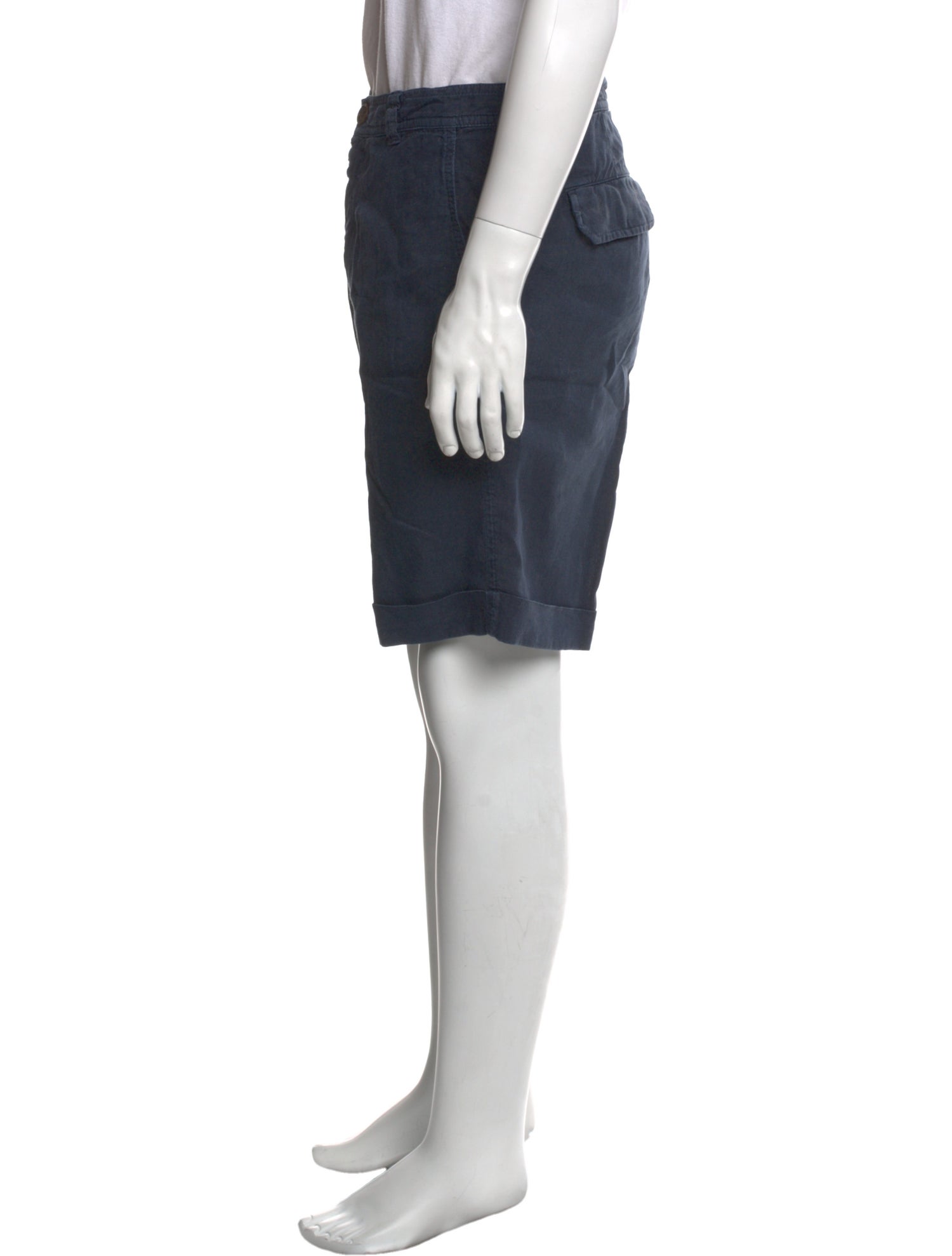 Brunello Cucinelli Linen Flat Front Shorts