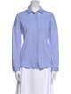 Brunello Cucinelli Long Sleeve Button-Up Top