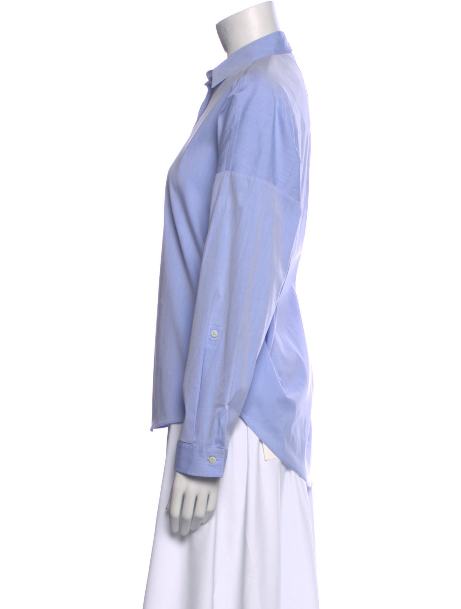 Brunello Cucinelli Long Sleeve Button-Up Top