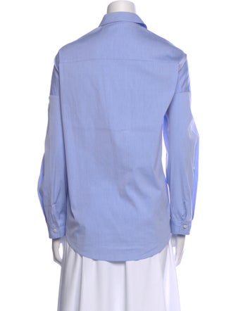 Brunello Cucinelli Long Sleeve Button-Up Top