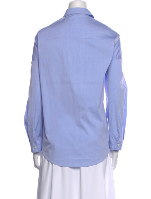Brunello Cucinelli Long Sleeve Button-Up Top