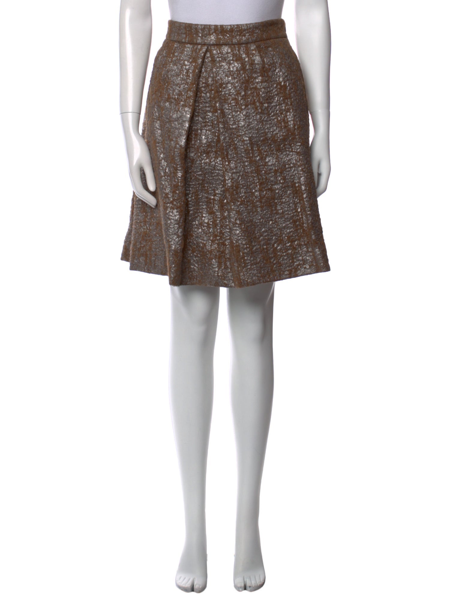 Brunello Cucinelli Wool Knee-Length Skirt