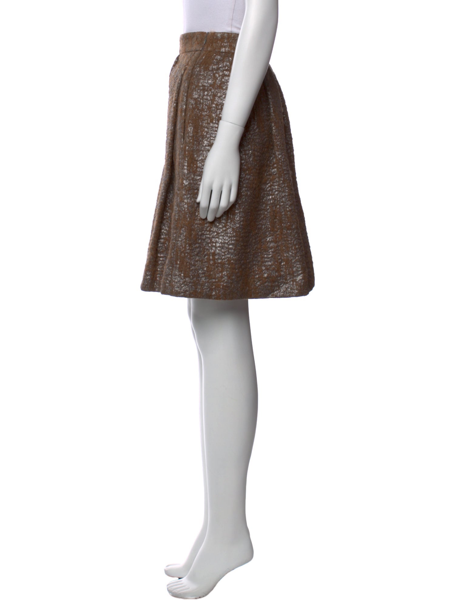 Brunello Cucinelli Wool Knee-Length Skirt