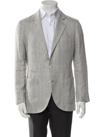 Brunello Cucinelli Linen Striped Blazer