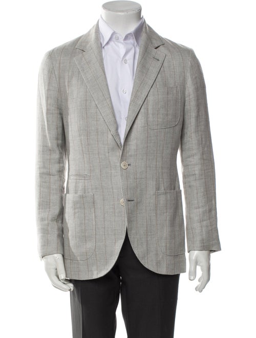 Brunello Cucinelli Linen Striped Blazer