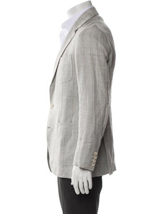 Brunello Cucinelli Linen Striped Blazer