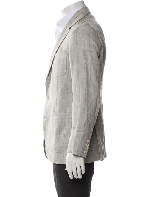 Brunello Cucinelli Linen Striped Blazer
