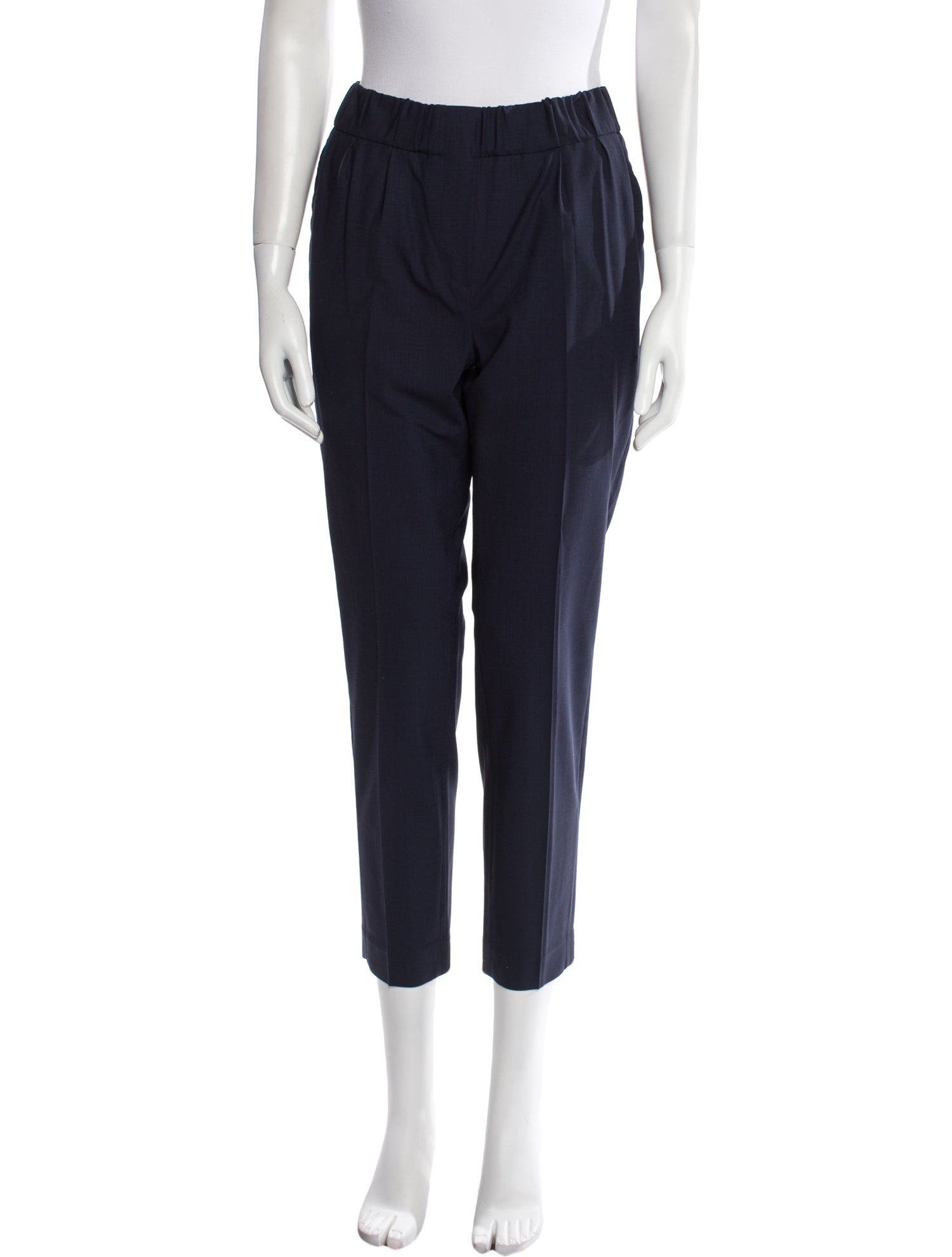 Brunello Cucinelli Virgin Wool Skinny Leg Pants