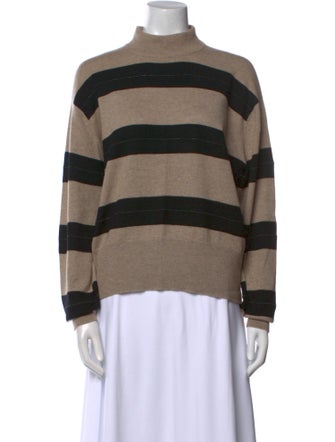 Brunello Cucinelli Virgin Wool Striped Sweater
