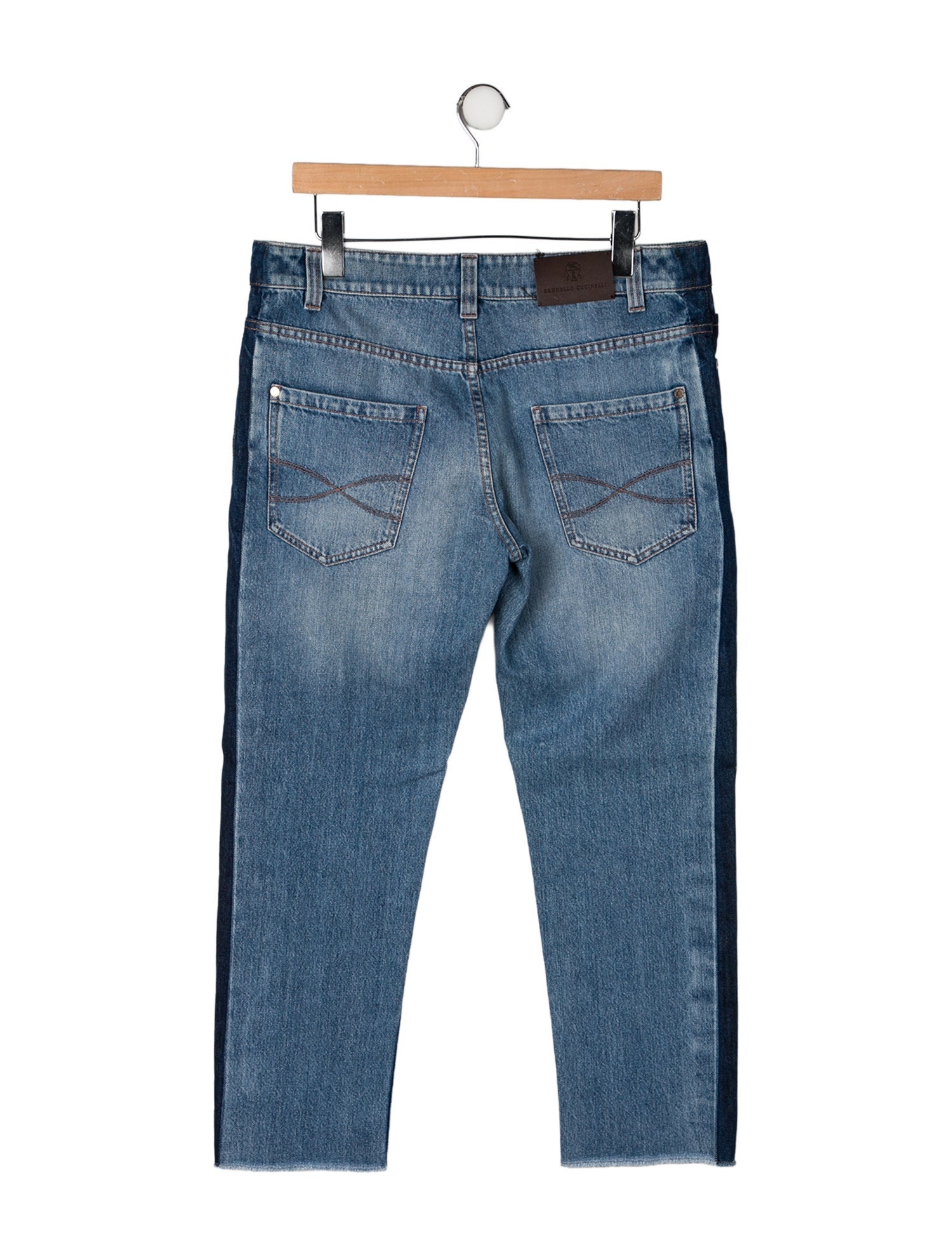 Brunello Cucinelli Mid-Rise Straight Leg Jeans w/ Tags