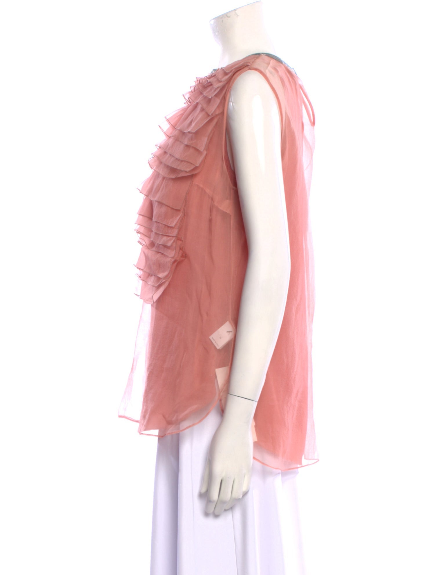 Brunello Cucinelli Silk Bateau Neckline Blouse