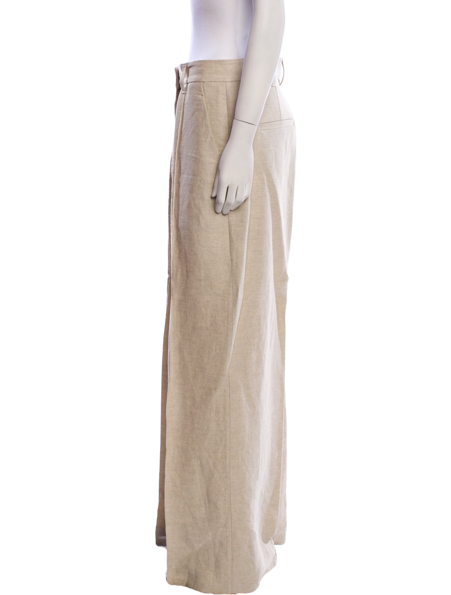 Brunello Cucinelli Colorblock Pattern Wide Leg Pants