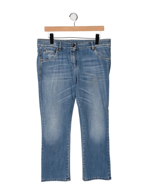 Brunello Cucinelli Mid-Rise Straight Leg Jeans