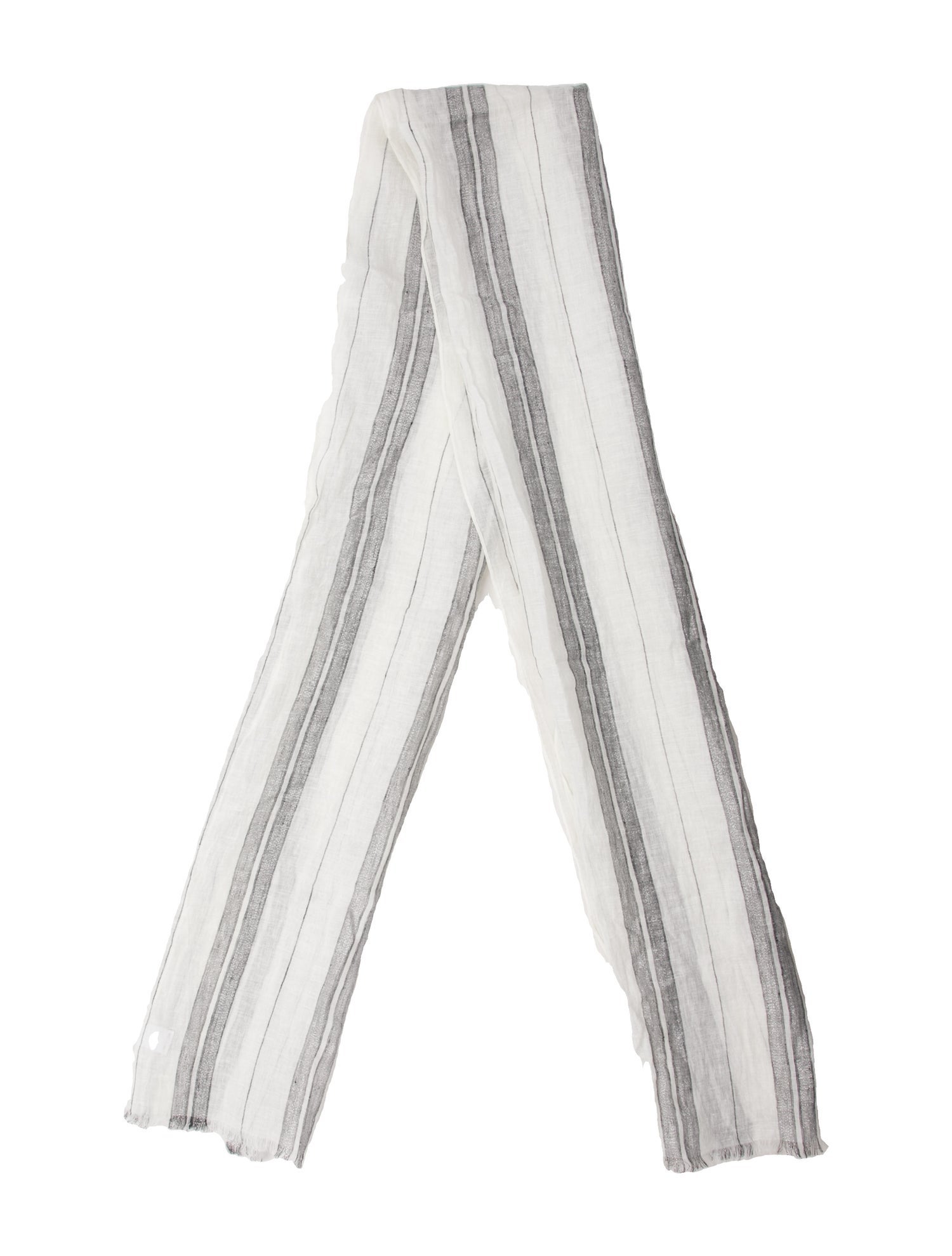 Brunello Cucinelli Striped Scarf