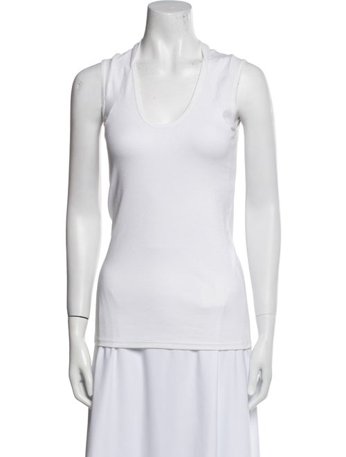 Brunello Cucinelli Scoop Neck Sleeveless Top
