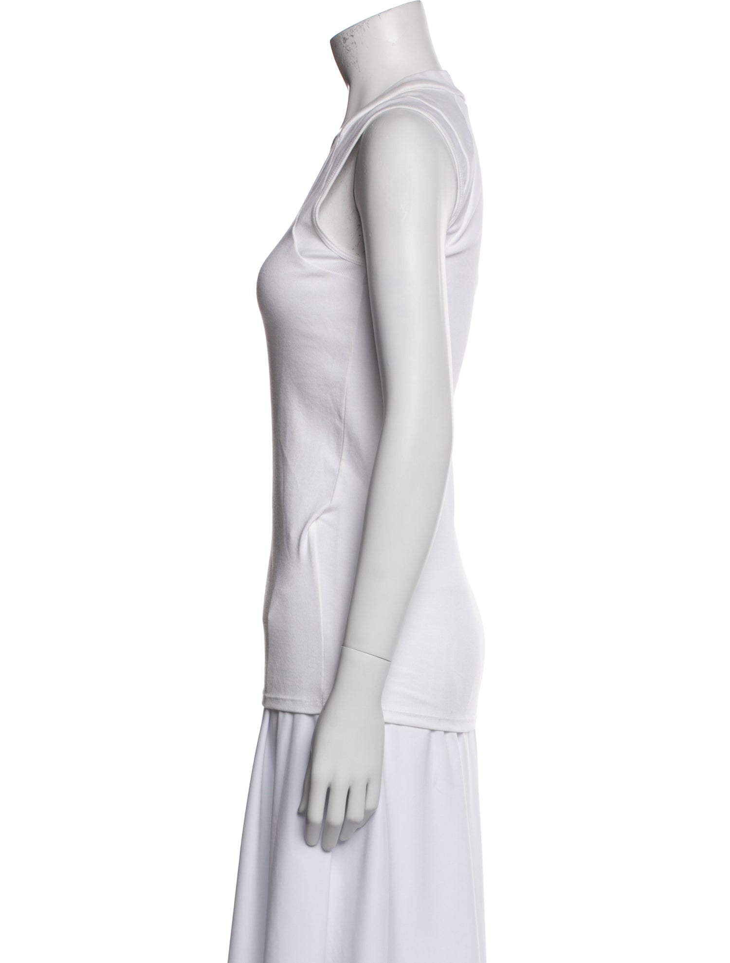 Brunello Cucinelli Scoop Neck Sleeveless Top