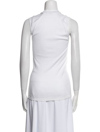Brunello Cucinelli Scoop Neck Sleeveless Top