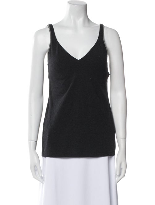 Brunello Cucinelli V-Neck Sleeveless Top