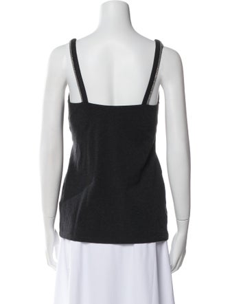 Brunello Cucinelli V-Neck Sleeveless Top