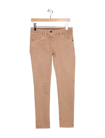 Brunello Cucinelli High-Rise Skinny Leg Jeans