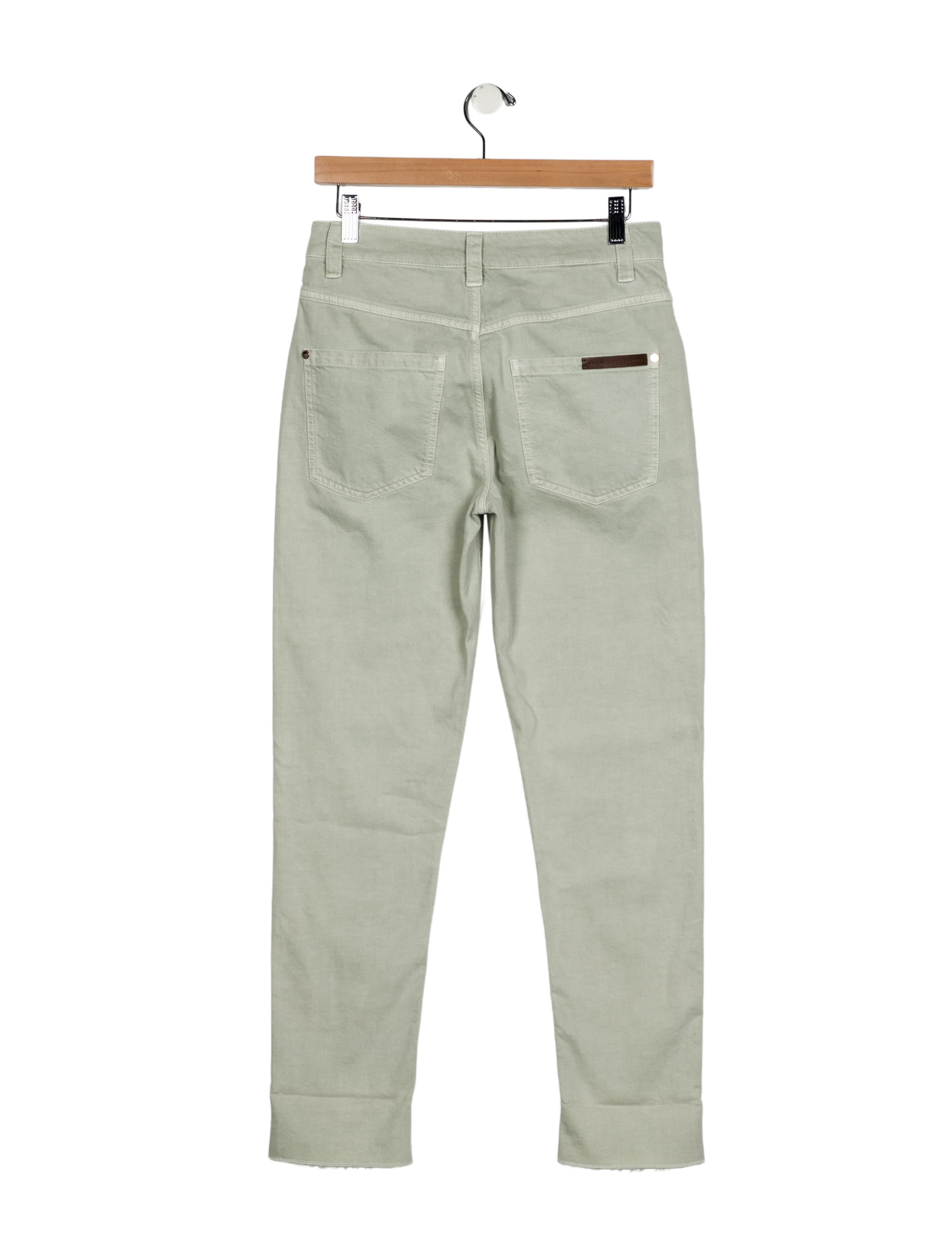 Brunello Cucinelli High-Rise Straight Leg Jeans w/ Tags