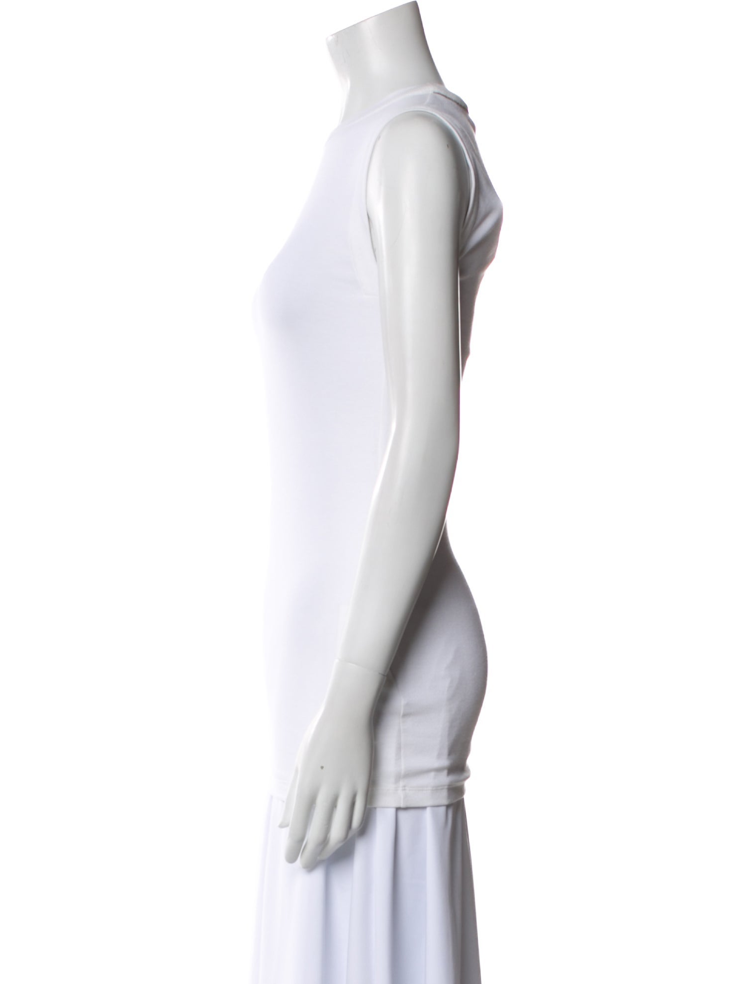 Brunello Cucinelli Crew Neck Sleeveless Top