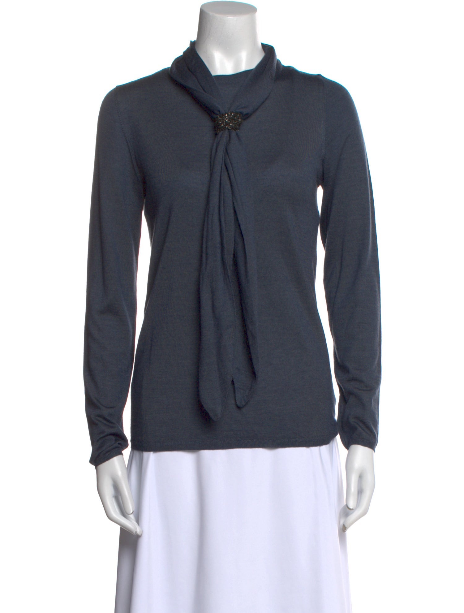 Brunello Cucinelli Cashmere Cowl Neck Sweater