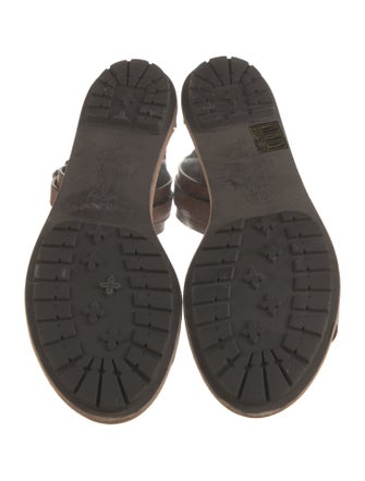 Brunello Cucinelli Monili Leather Espadrilles